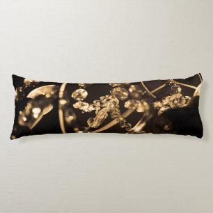  Abstract Sepia Crystal Chandelier  Body Pillow