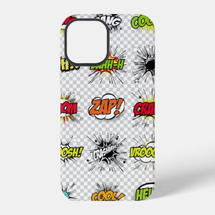 abstract set of pop art objects on a special backg iPhone 12 case