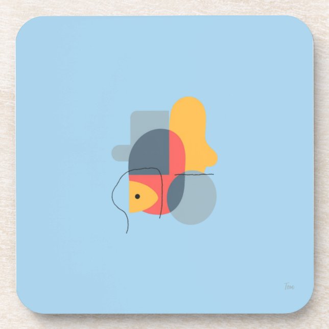 Abstract Shape Coaster (Front)
