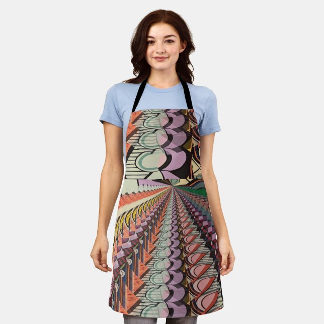 Abstract Shape, dachshund  add text, Apron (Worn)