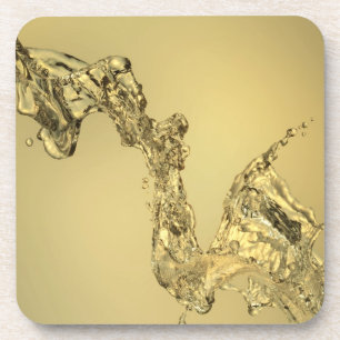 Abstract Shape Formed by Splashing Water Coaster