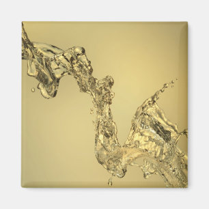 Abstract Shape Formed by Splashing Water Magnet