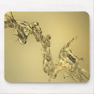 Abstract Shape Formed by Splashing Water Mouse Pad