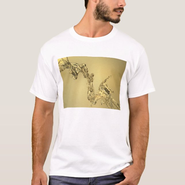 Abstract Shape Formed by Splashing Water T-Shirt (Front)