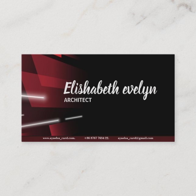 Abstract shape speed movement background D5 Business Card (Front)