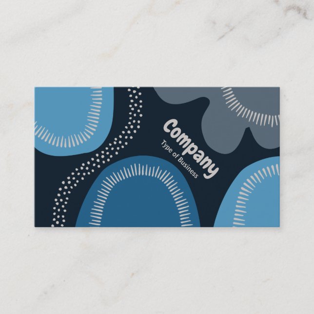 Abstract Shapes 01a Business Card (Front)