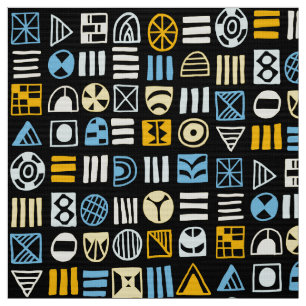 Abstract Shapes 060617 Pattern - Colours 02 Fabric