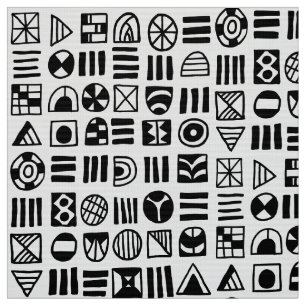 Abstract Shapes 060617 Pattern Fabric
