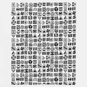 Abstract Shapes 060617 Pattern Fleece Blanket