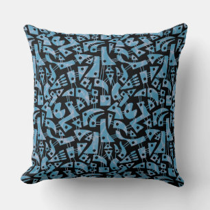 Abstract Shapes 180318 - Swimming Pool Throw Pillow
