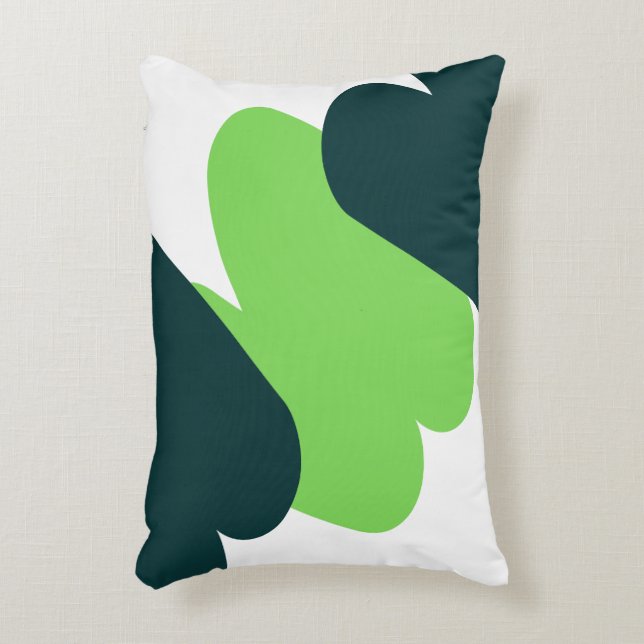Abstract shapes accent pillow (Front(Vertical))