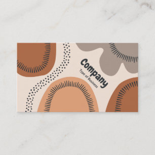 Abstract Shapes Business Card