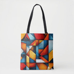 🌿 Abstract Shapes Daily Carry Organizer 🌿 Tote Bag