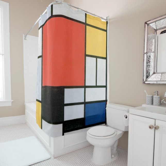 ABSTRACT SHAPES DISTRESSED MONDRIAN  (In Situ)