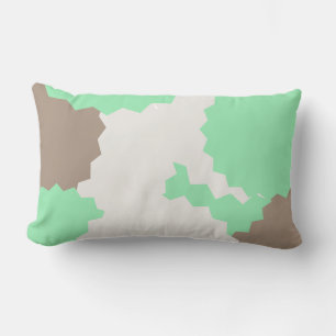 Abstract shapes lumbar pillow