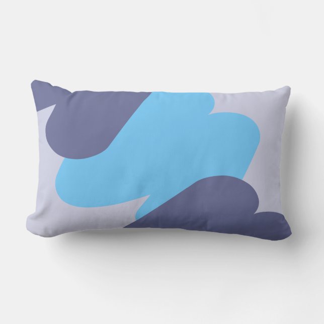 Abstract shapes lumbar pillow (Front)