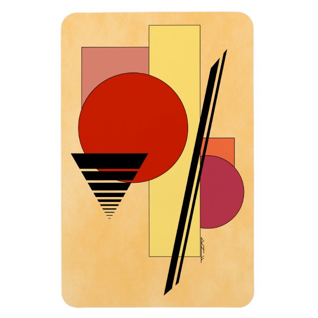 Abstract Shapes Magnet (Vertical)