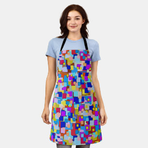 Abstract Shapes, Matisse Style, add text, Apron
