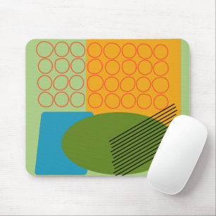 Abstract Shapes Mouse Pad