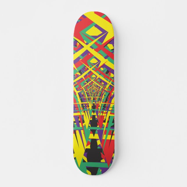 Abstract shapes skateboard (Front)