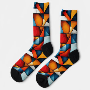 Abstract shapes socks