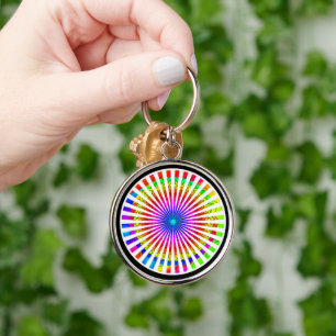 Abstract Shining light Keychain