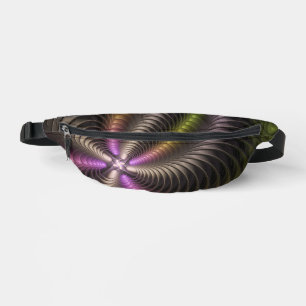Abstract Shiny Trippy Colourful 3D Fractal Art Fanny Pack
