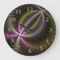 Abstract Shiny Trippy Colourful 3D Fractal Art