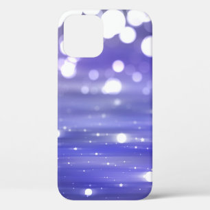 Abstract shiny violet background illustration digi iPhone 12 case