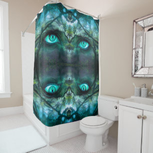 Abstract Shower Curtain