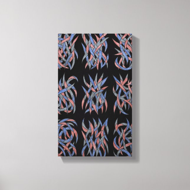Abstract Silent Motion Canvas Print (Front)