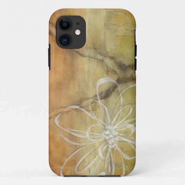 Abstract Silhouette Painting on Tan Background Case-Mate iPhone Case (Back)