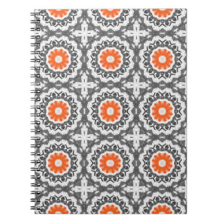 Abstract Silver: Geometric Seamless Design. Notebook