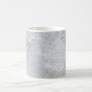 Abstract silver paper coffee mug