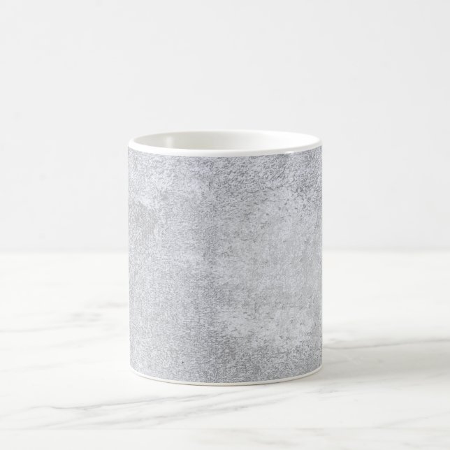 Abstract silver paper coffee mug (Center)