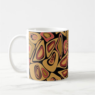 Abstract simple seamless texture pattern print coffee mug
