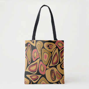Abstract simple seamless texture pattern print tote bag