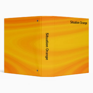 Abstract - Situation Orange (1.5in) Binder