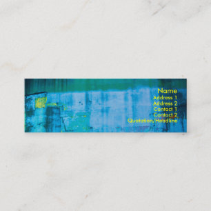 abstract - skinny mini business card
