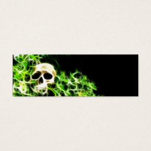 Abstract skull bookmark