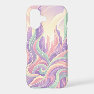 Abstract Skyline Pastel Silhouette iPhone Cases
