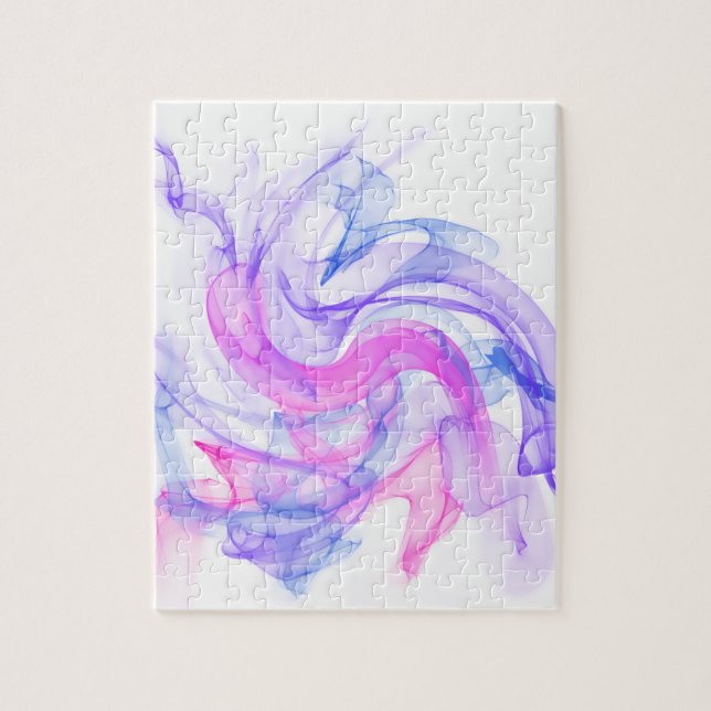 Abstract  Smoke on the Water Jigsaw Puzzle (Vertical)