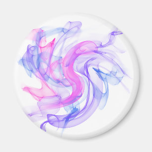 Abstract Smoke on the Water Magnet