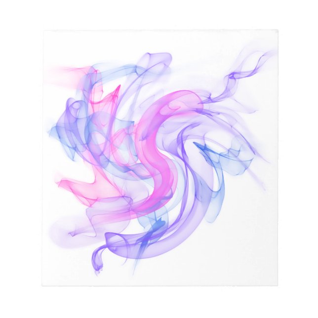 Abstract  Smoke on the Water Notepad (Front)