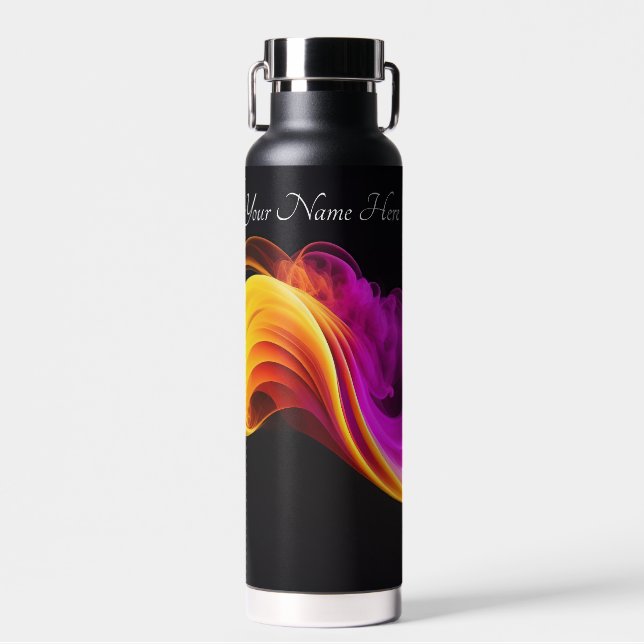  Abstract Smoke Water Bottle (Front)