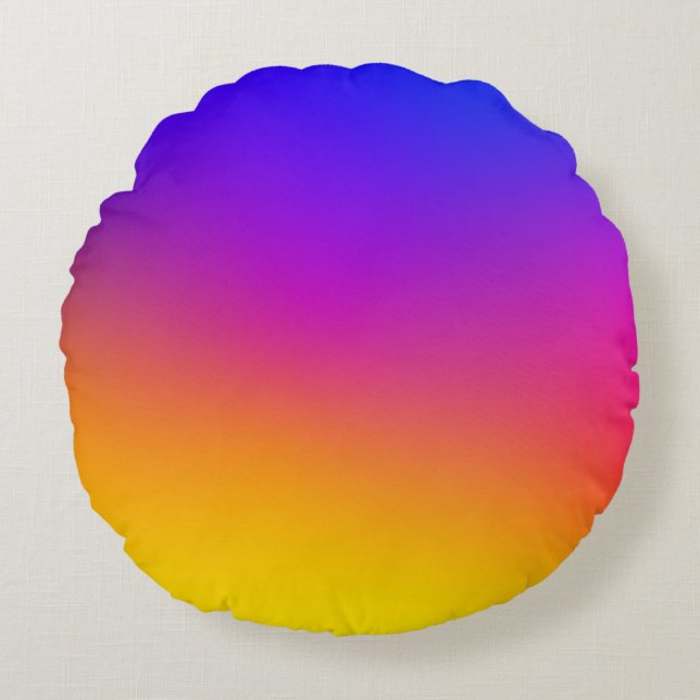 Abstract Smooth Background. Virbant Wallpaper. Mod Round Pillow (Front)