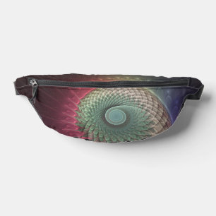 Abstract Snail Colourful Modern Fractal Art Fanny Pack