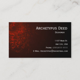 Abstract Snake Skin Business Card