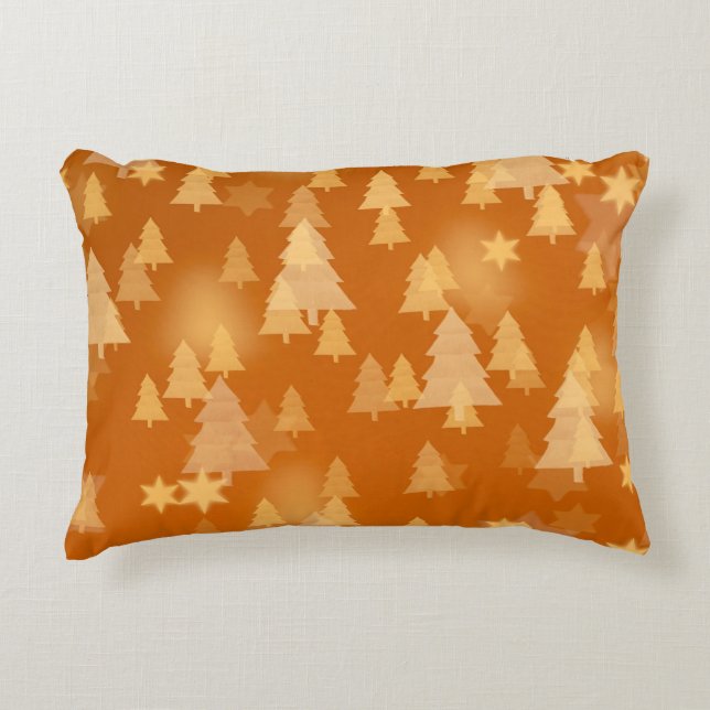 Abstract snowflakes. 2d illustration. Christmas ti Accent Pillow (Front)
