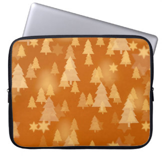 Abstract snowflakes. 2d illustration. Christmas ti Laptop Sleeve
